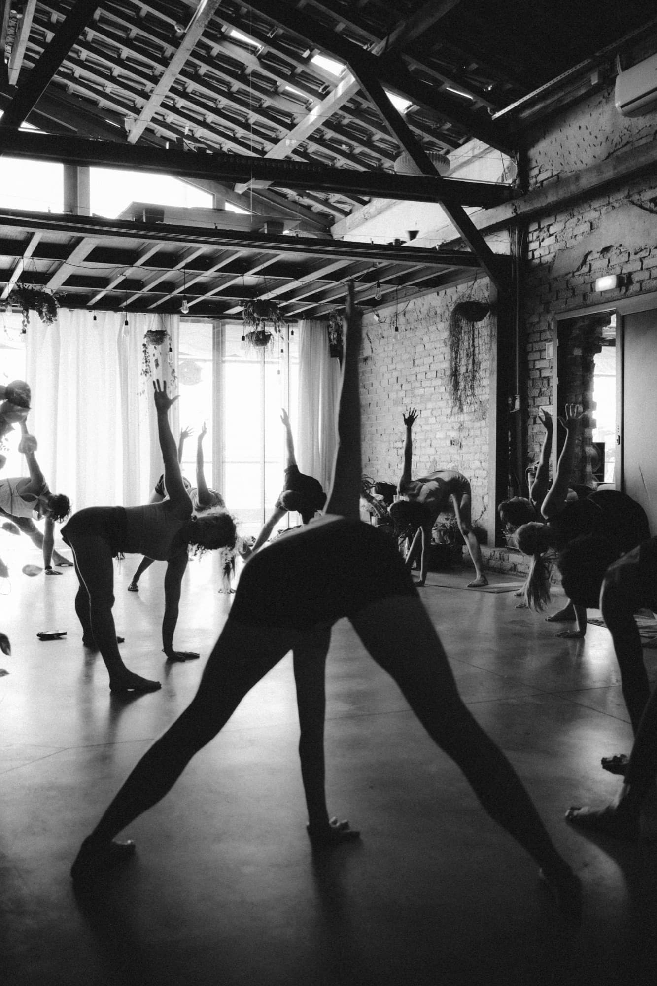 Movement, in black and white.